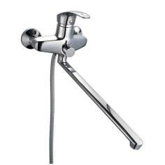 Змішувач для ванни Taurus, Chrome CRM45663 дов. поворот. вилив Qtap